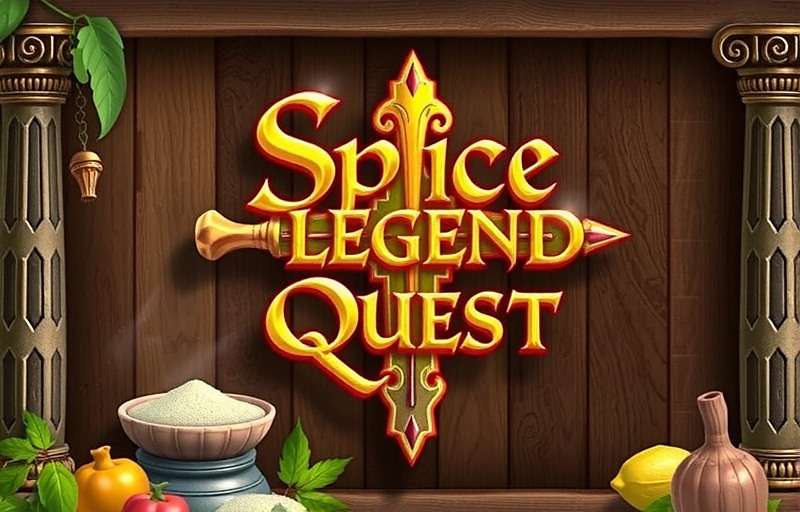 Spice Legend Quest Cover Art Spice Legend Quest game cover featuring Indian spices and adventure elements